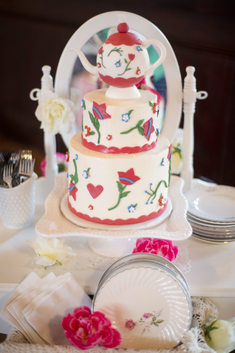 Bridal Shower Tea Cake